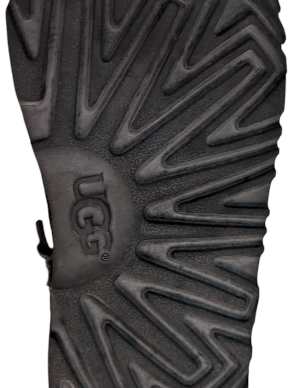UGG Youth Girl’s Classic Tall Black Suede Boots Size 3 - Picture 5 of 6
